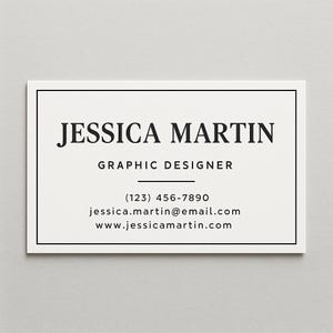 Design de cartão de visita personalizado – Layout elegante para impressão para empreendedores, criativos e branding de pequenas empresas
