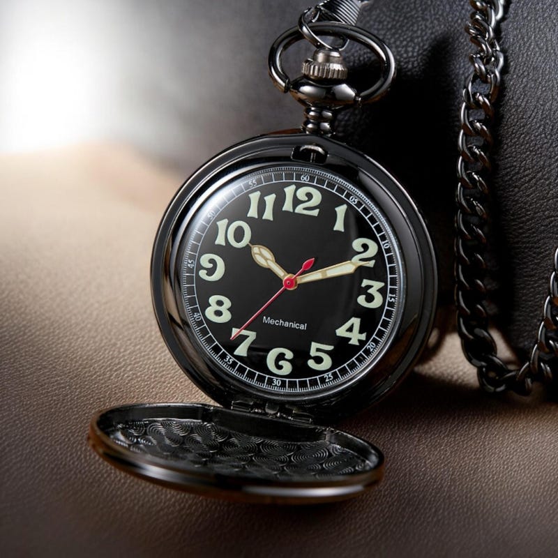 Emery Rookwood - The Nevermore Steampunk Pocket Watch for Men
