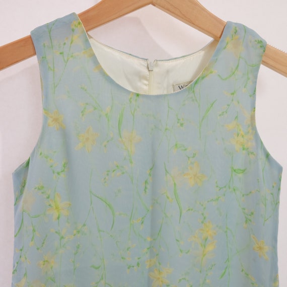 Mod Style Romantic Yellow Green Flowers Flora Pas… - image 9