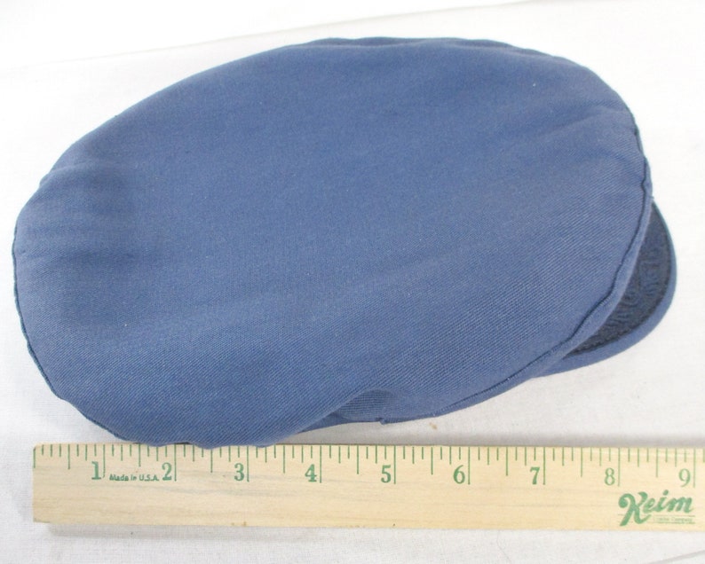 Greek Fisherman's Cap, Cotton Fisherman's Cap, Blue Cotton Size 7 3/8 image 5