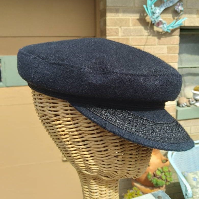 Black greek fisherman's hat sale