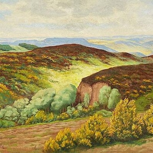 Furze & Fern Perfume - blooming gorse, bracken ferns, purple heather, yellow broom, woodsage, and silver birch.