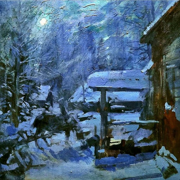 Sternschnuppe zur Wintersonnenwende - Balsamkiefer, dunkle Myrrhe, somalischer Weihrauch, Schnee, Waldrauch