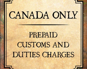 Flat Rate Prepaid Canadian Duty Fees - Canadian Orders only