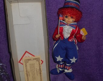 calendar clown dolls