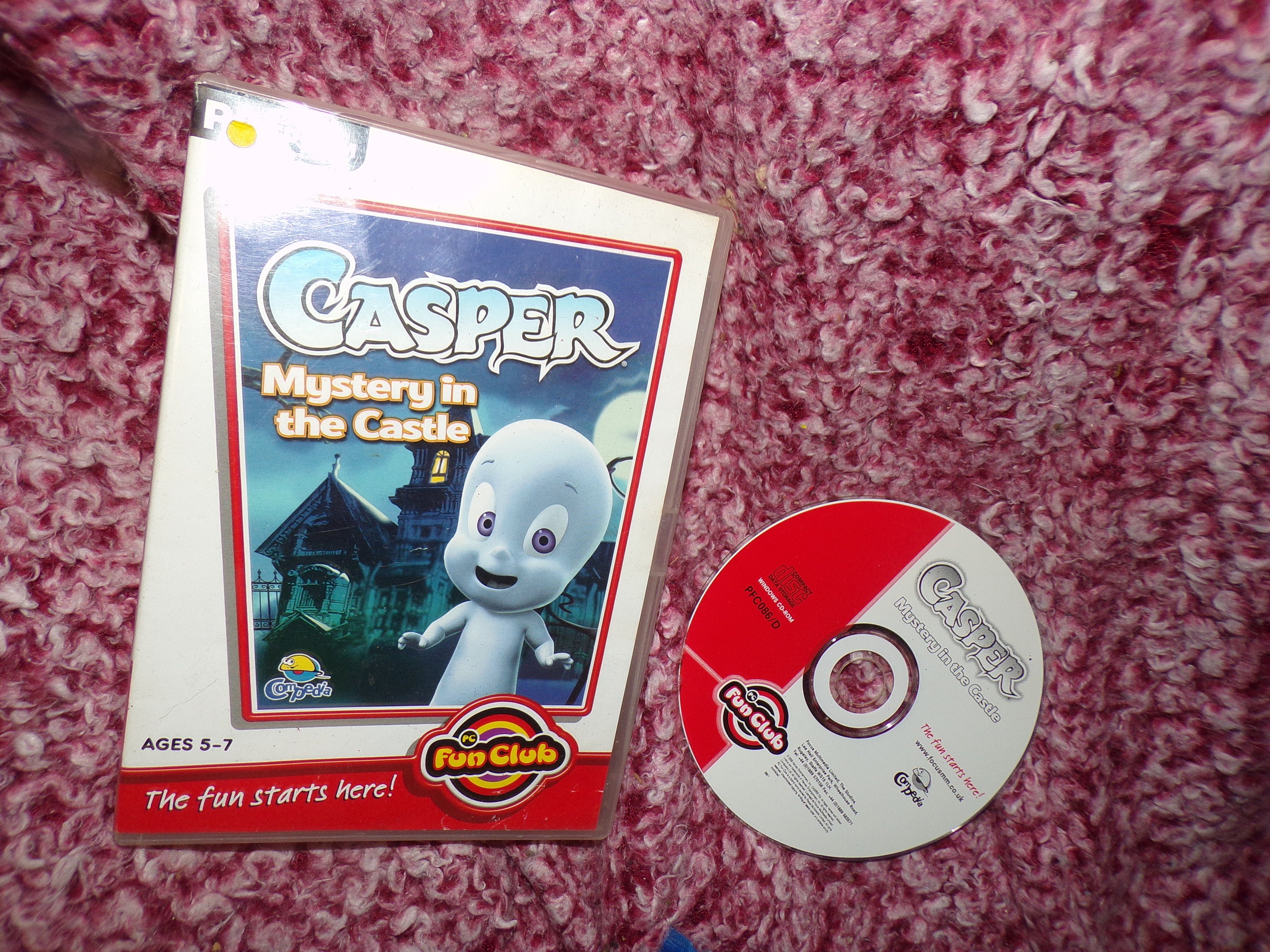Vintage Casper Mystery in the Castle Pc Game Windows Pc Game