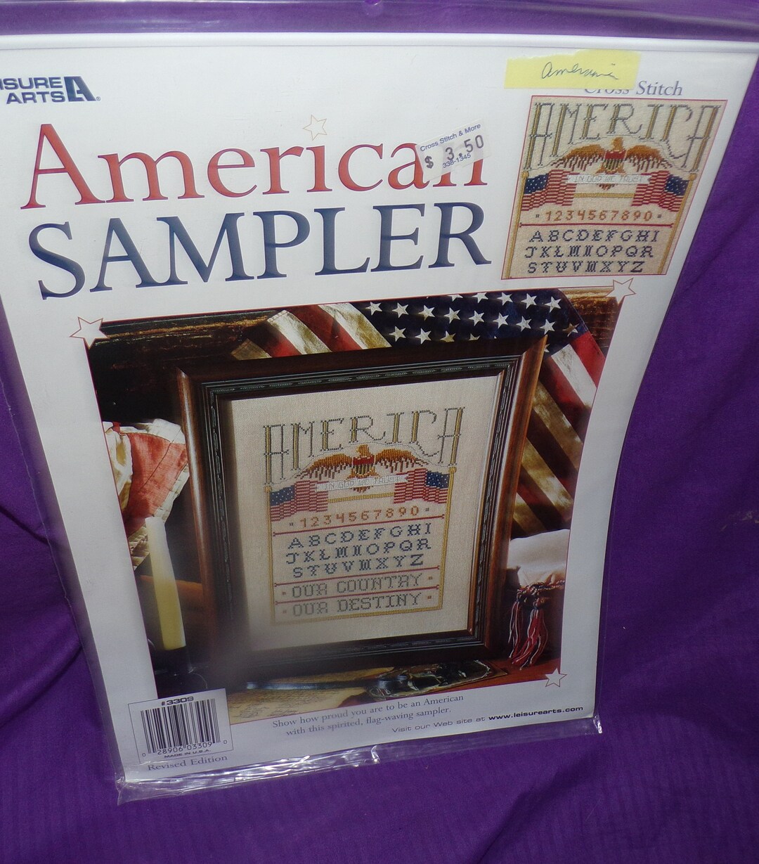 Leisure Arts American Sampler Pattern Sampler Cross Stitch Pattern - Etsy