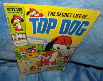 vintage comic book Secret Life of   Top Dog #1 comic book