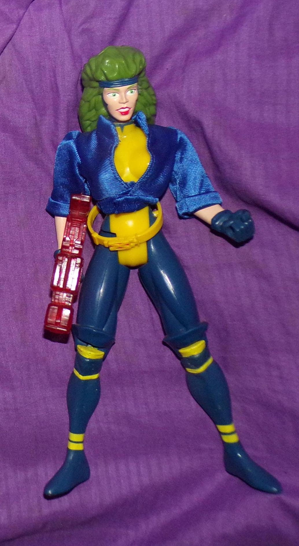 Vintage Marvel  Famous Covers  Deluxe Edition X-MEN POLARIS 10 Inch Figure ToyBiz Loose