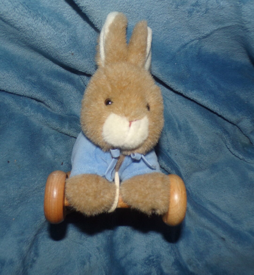 Vintage Eden 8 Peter Rabbit Pull Toy by Beatrix Potter - Etsy