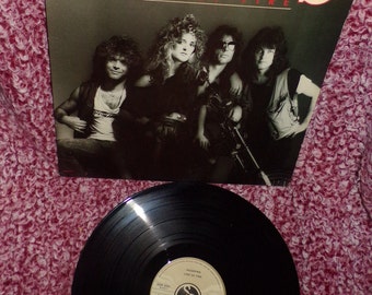 vintage Headpins Line of Fire   vinyl   LP record album