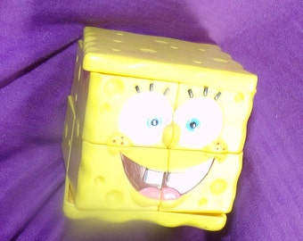 vintage Spongebob Squarepants Movie Burger king Puzzle Cube