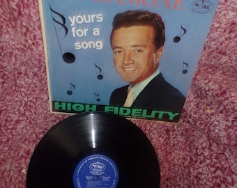 vintage Yours For a Song My Funny Valentine Vic Damone  album  vinyl    lp record album