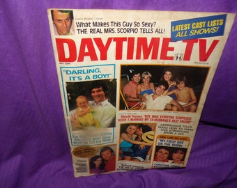 vintage Daytime TV  Holiday issue 1981  Scorpio general hospital All my Children Days of Our Lives more  full issue