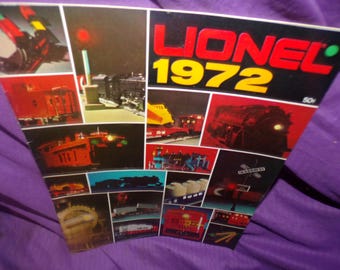 vintage Lionel train catalog 1972 trains and accessories