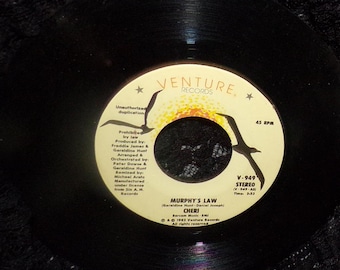 vintage Cheri : Murphy's Law / instrumental  Venture  7" Single 45 Rpm 7" 45-RPM Single vinyl record