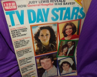 vintage TV Day Stars July 1977  soap opera magazine   All My children  Days of our lives Young and Restless  more  full issue