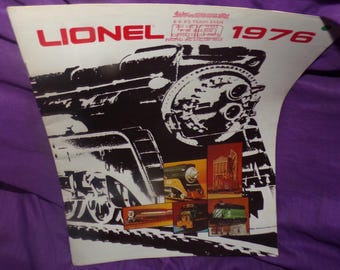 vintage Lionel train catalog 1976 trains and accessories