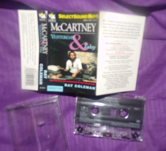 Mccartney Yesterday and Today Paul Mccartney Bio on Audio Cassette 