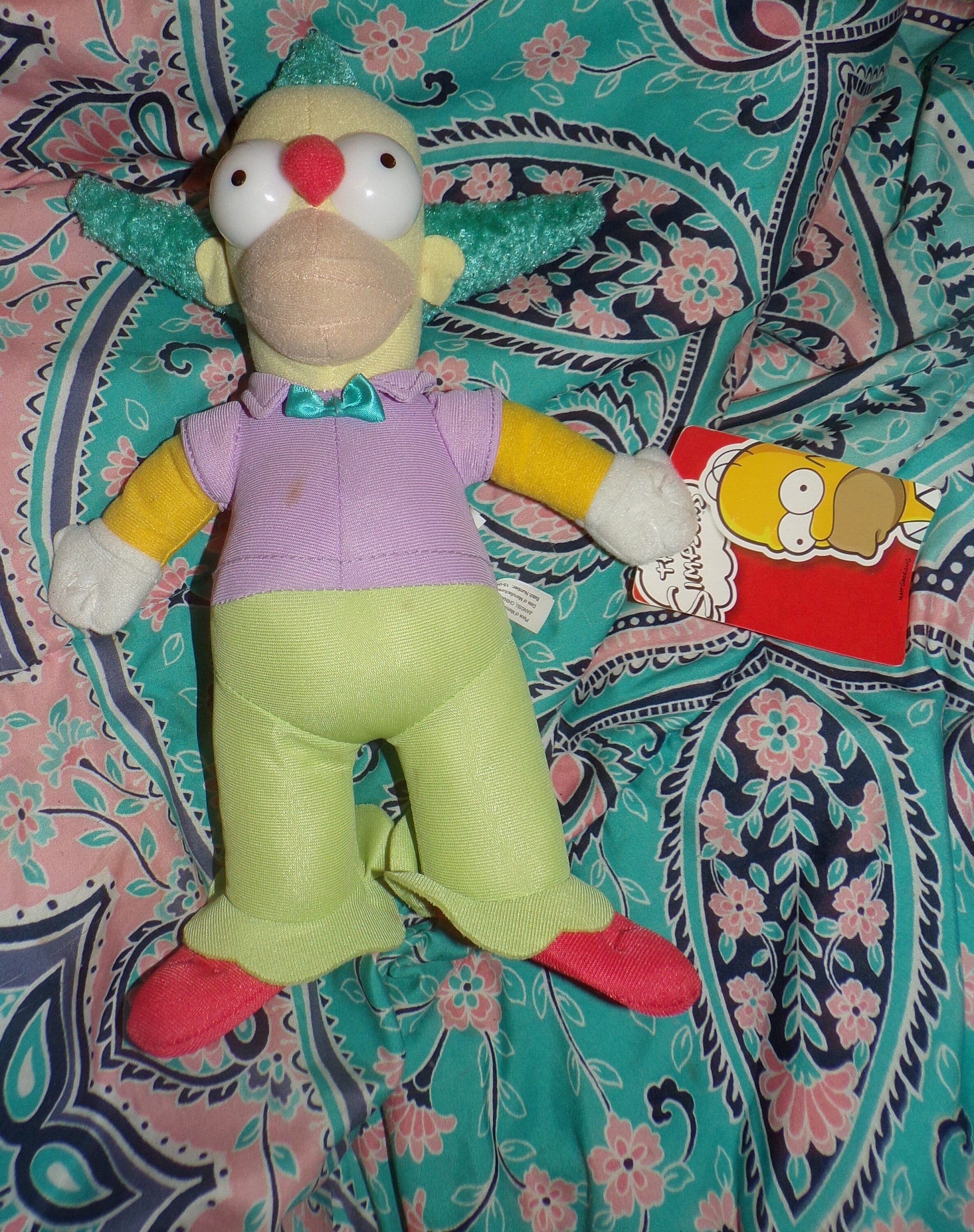 Juguete Krusty El Payaso Peluche Peluche Para Muñecas Krusty