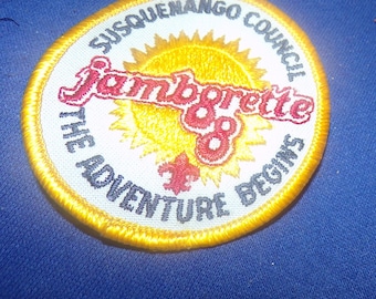 BSA boy scout Susquenango Council Jamborette 1988  scout show patch