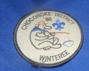 BSA boy scout Choconoke District 86 Winteree  scout patch