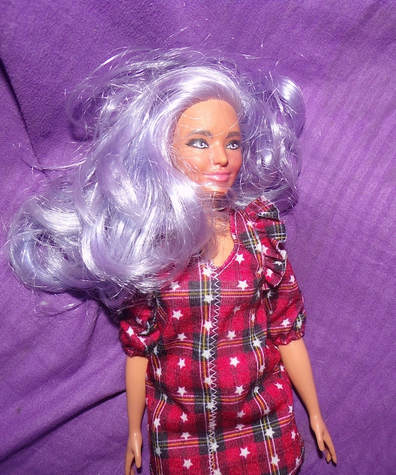 barbie fashionistas purple dress Barbie Fashionista Doll with 3 Nighttime Fashions By Mattel