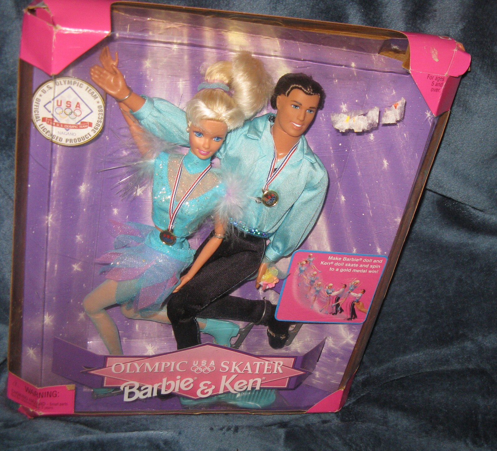 Vintage Barbie and Ken Olympic Skater doll set Barbie dolls Etsy