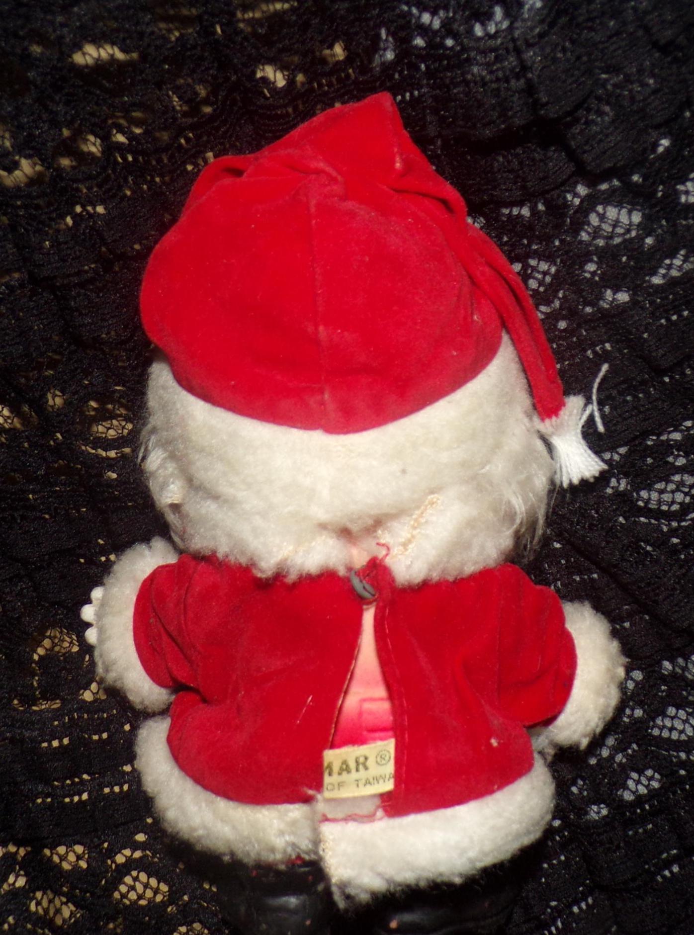Vintage 1970 Kamar Santa Claus Hard Rubber Face Christmas 7