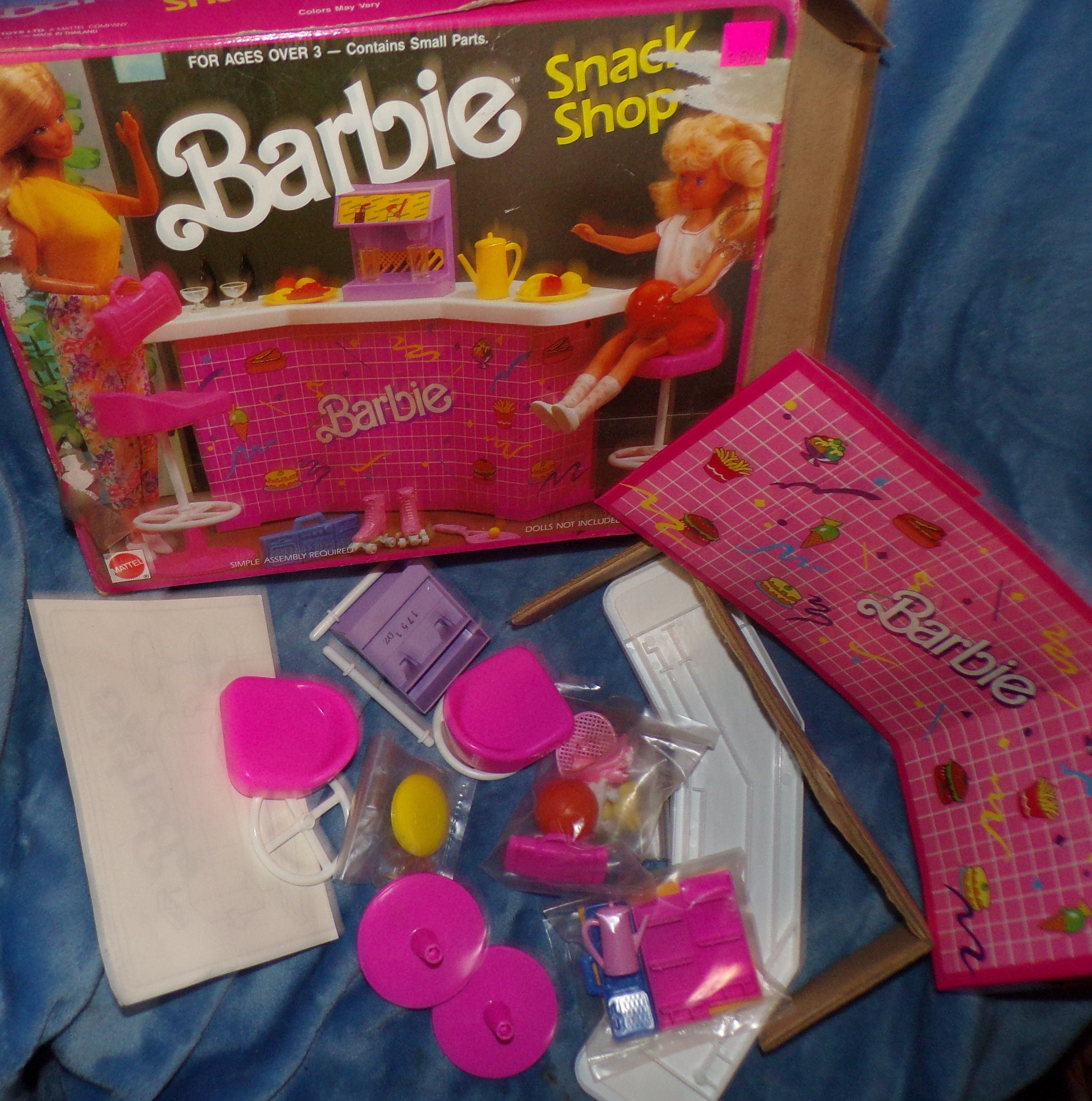 Vintage Barbie Food 80s 90s Retro Doll Size Accessories Cute Collectible 