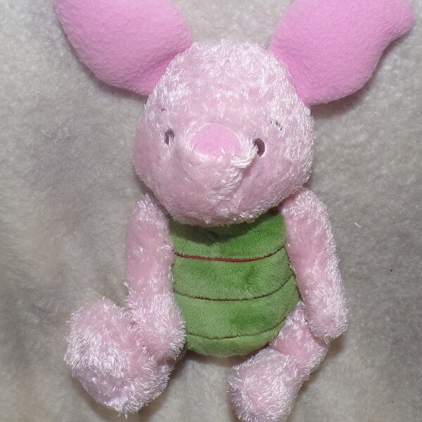 vintage  plush Piglet Super Soft Plush Toy from Winnie the Pooh, by Posh Paws