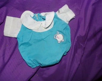 vintage Cabbage Patch Kids One Piece Shorts Elephant Patch