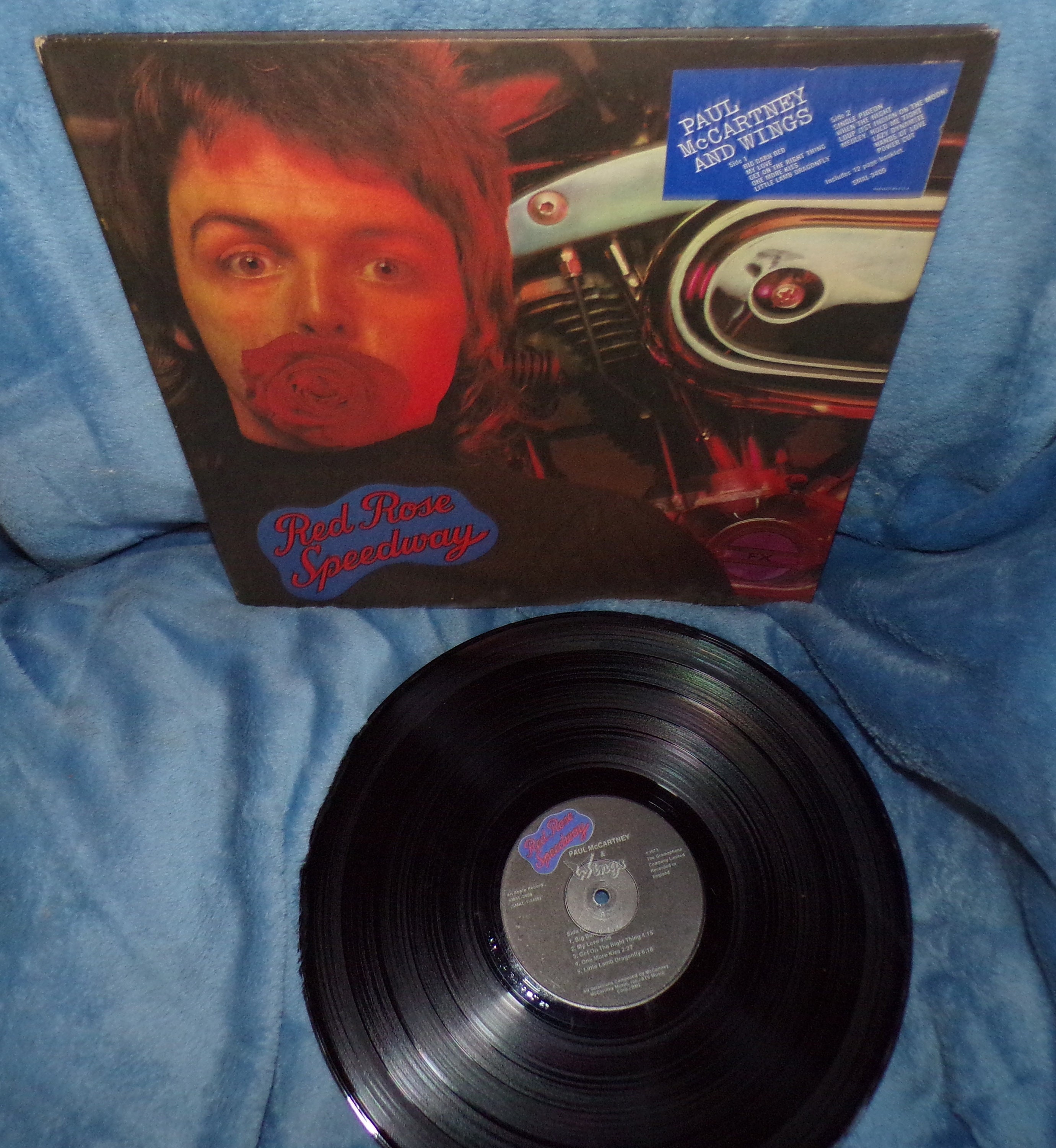 Vintage Red Rose Speedway Gate Fold Paul Mccartney & Wings Vinyl