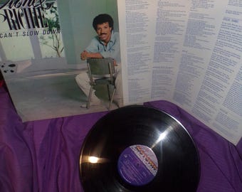 vintage Lionel Richie – Can't Slow Down vinyl    lp record album