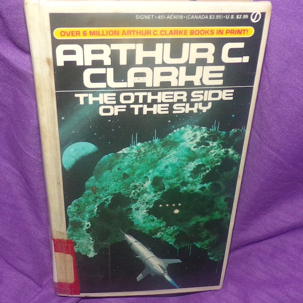 vintage  Arthur C Clarke Other Side of the Sky short stories  Signet Science Fiction classic book paperback size hardback