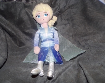 Disney plush Frozen doll Elsa doll 10" tall