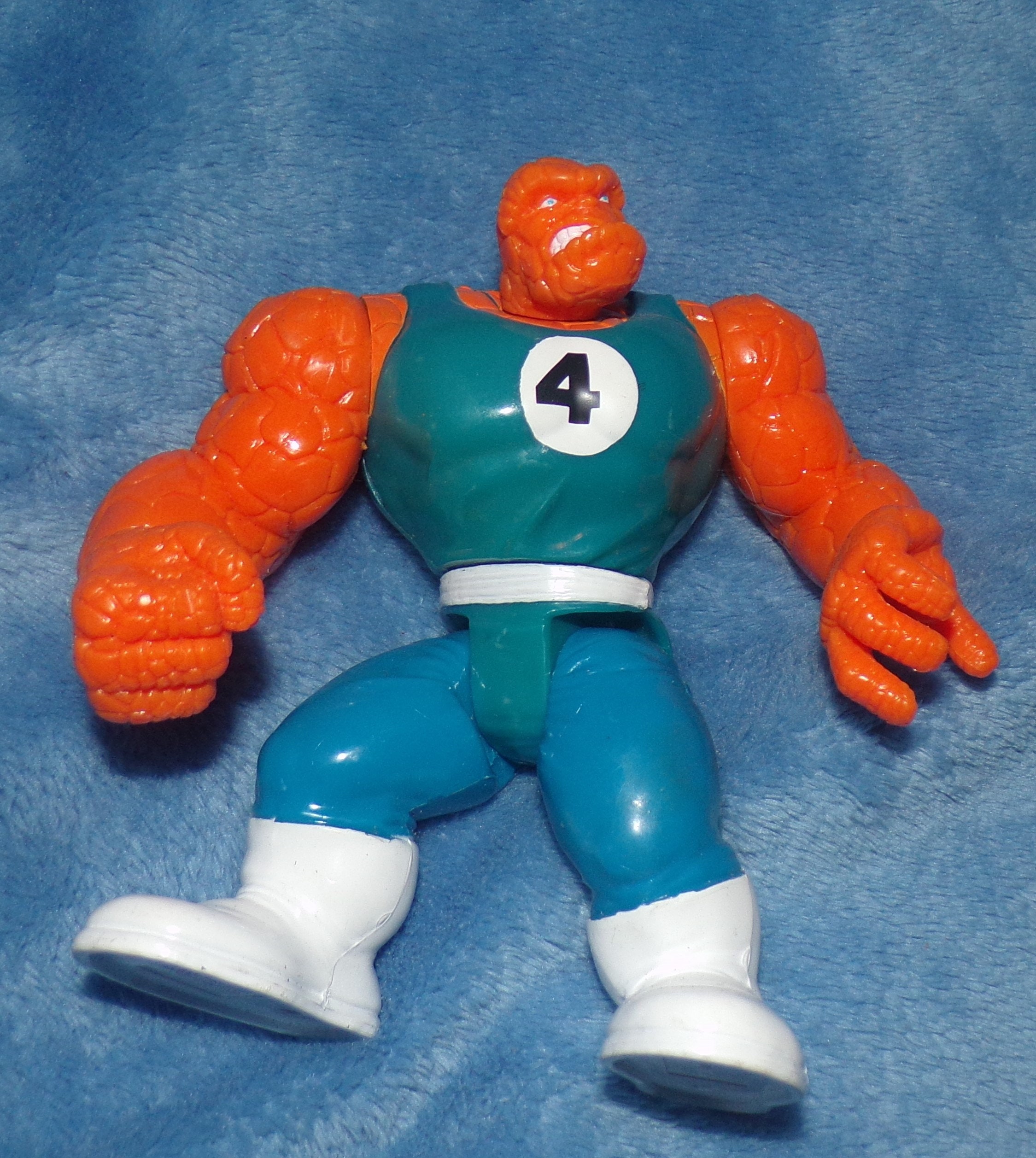 Vintage Marvel Comics Fantastic Four the Thing Figure Toybiz 1995 