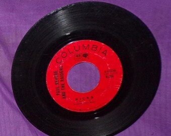 vintage Paul Revere And The Raiders 7" 45rpm Shake It Up, Kicks Columbia Label  45 rpm vinyl record juke box