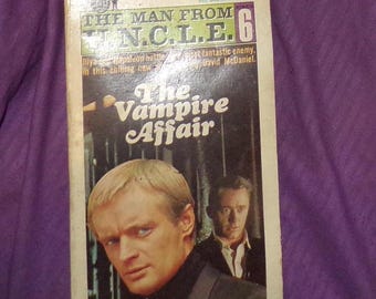 vintage 1966 The Man From Uncle #6  The Vampire Affair paperback  book