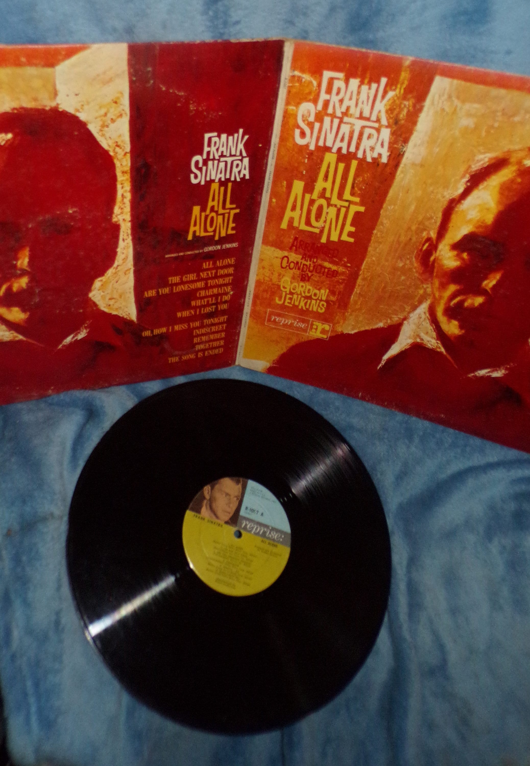 Vintage Frank Sinatra All Alone Record Album Vinyl - Etsy