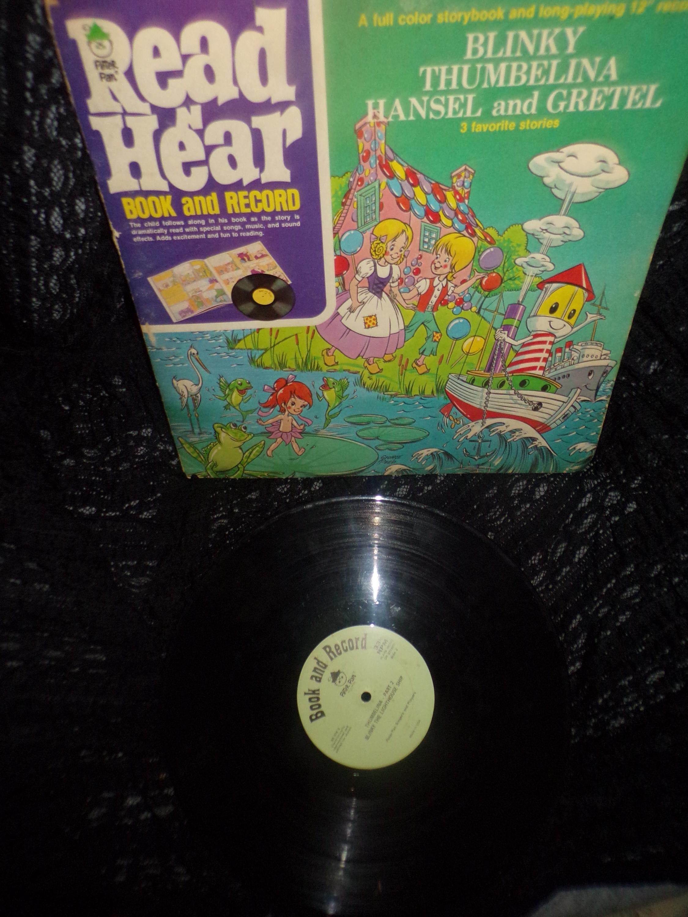 Vintage Peter Pan Read N Hear Blinky Thumbelina Hansel and Gretel