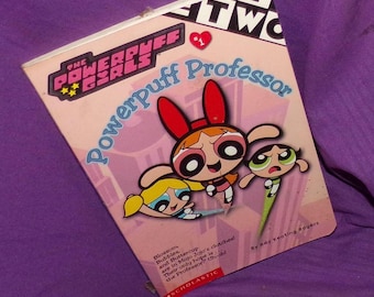 Vintage The Powerpuff Girls ~ #1 Powerpuff Professor Softcover Book 2000