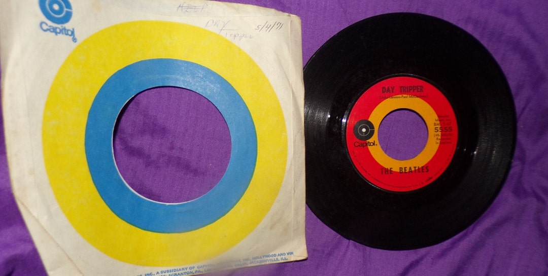 Vintage the Beatles Beatles We Can Work It Out Day Tripper 45 RPM ...