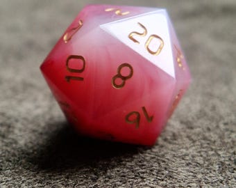 Zestaw kości żywicznych DnD TTRPG „Sanguine Spirit”