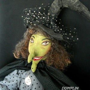 Digital download, Halloween witch, sewing pattern, handmade, Dumplinragamuffin, 246