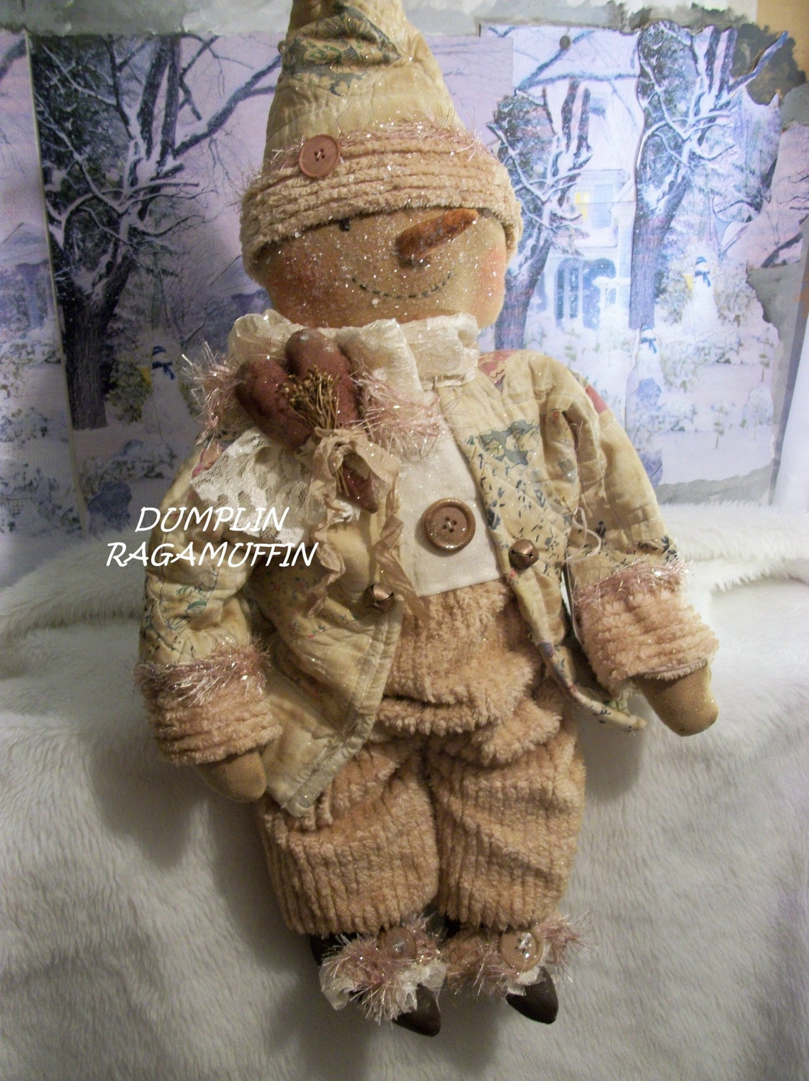MAILED PATTERN Sewing Snowman Doll Handmade - Etsy
