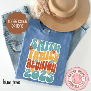 Custom Family Reunion Comfort Colors Shirt, Personalized 2025 Family Reunion T-shirt, Family Gathering Vacation Shirt, Family Homecoming