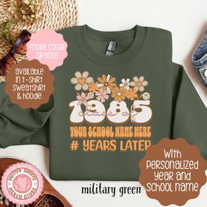 Custom Class of 1985 Reunion Shirt, Personalized 1985 Reunion T-shirt, Class of 85 High School Reunion Attire, College Reunion Class of 85