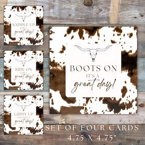 Cowboy cards Country western greeting cards inspirational western cards cowboy great day cards western cards for a great day greeting cards