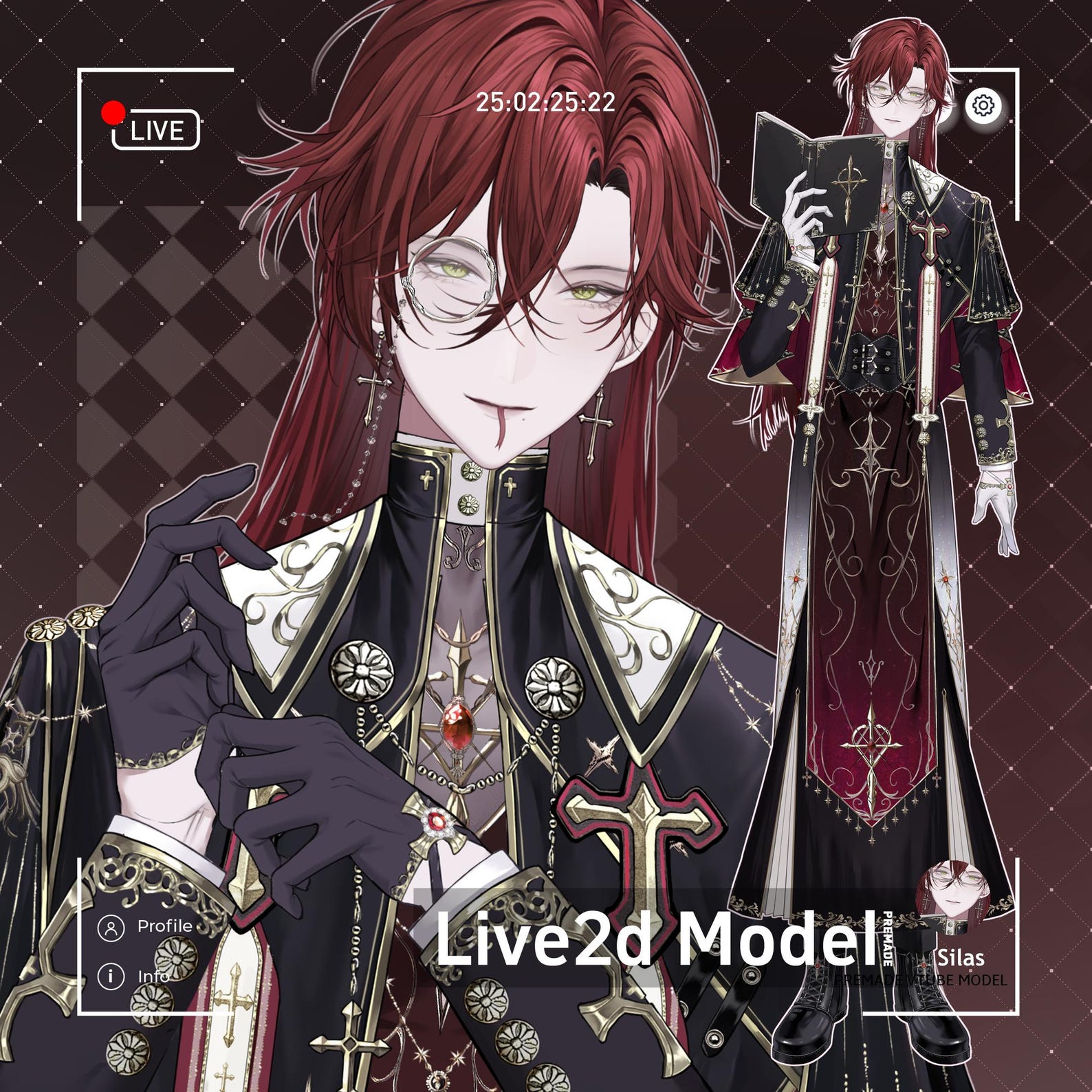 Silas VTuber Model